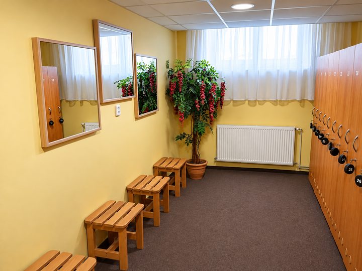 Šatny – Sauna Fénix